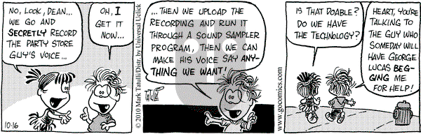 Heart of the City on Saturday October 16, 2010 Comic Strip