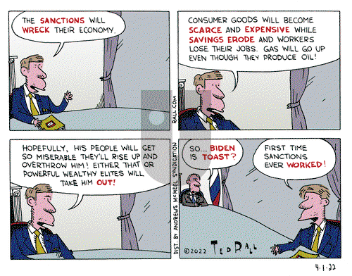 Ted Rall - Friday April 1, 2022 Comic Strip