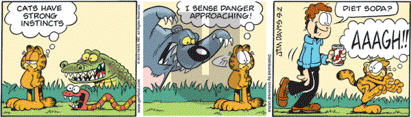 Garfield - Thursday September 2, 2010 Comic Strip
