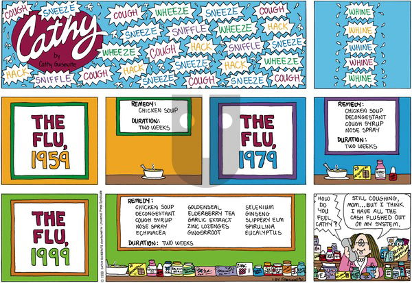 Cathy Classics on Sunday January 24, 1999 Comic Strip