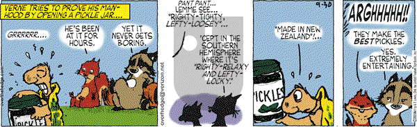 Over the Hedge on Wednesday September 30, 2009 Comic Strip