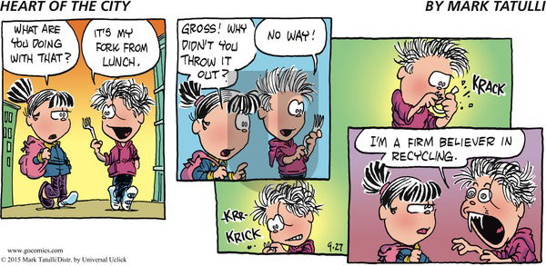 Heart of the City on Sunday September 27, 2015 Comic Strip