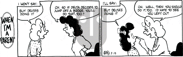 Luann on Saturday February 19, 1994 Comic Strip