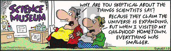 Frank and Ernest on Saturday January 5, 2019 Comic Strip