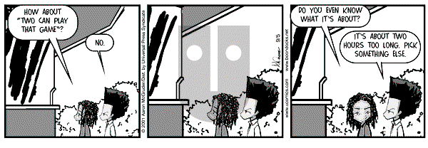 The Boondocks on Wednesday April 8, 2009 Comic Strip