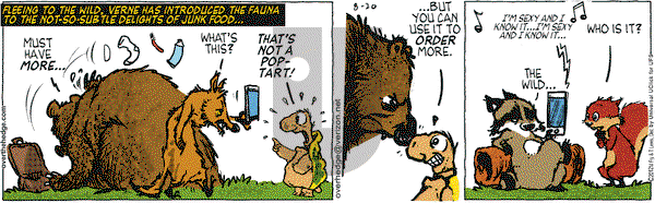 Over the Hedge on Monday August 20, 2012 Comic Strip