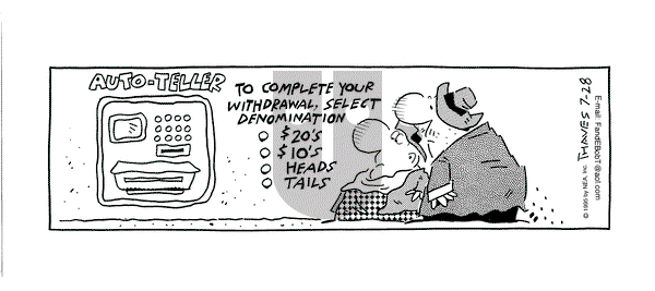 Frank and Ernest on Friday July 28, 1995 Comic Strip