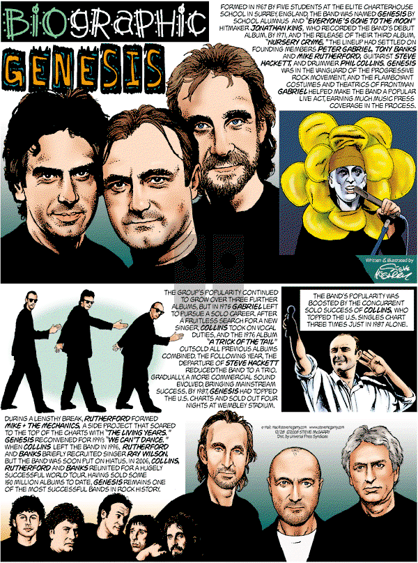 Biographic on Sunday December 28, 2008 Comic Strip
