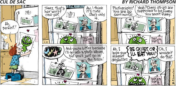 Cul de Sac - Sunday September 30, 2007 Comic Strip