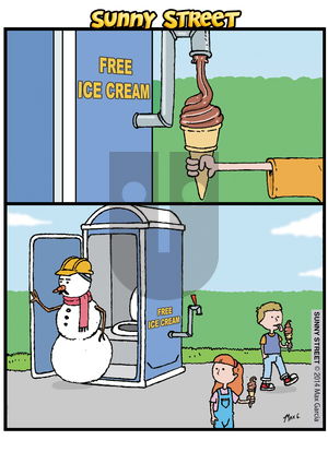 Sunny Street - Thursday March 27, 2014 Comic Strip