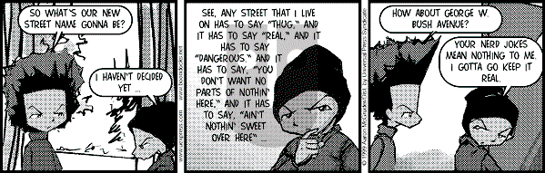 The Boondocks on Saturday May 19, 2007 Comic Strip