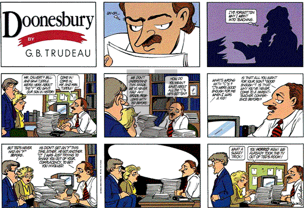 Doonesbury on Sunday May 17, 1992 Comic Strip