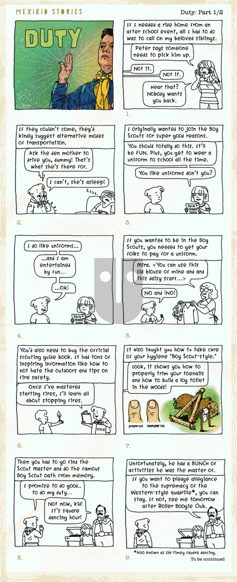 Mexikid Stories on Thursday April 27, 2023 Comic Strip
