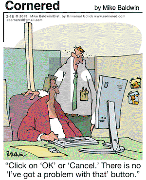 Cornered on Monday March 18, 2013 Comic Strip