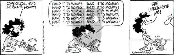 Baby Blues on Saturday January 18, 1992 Comic Strip