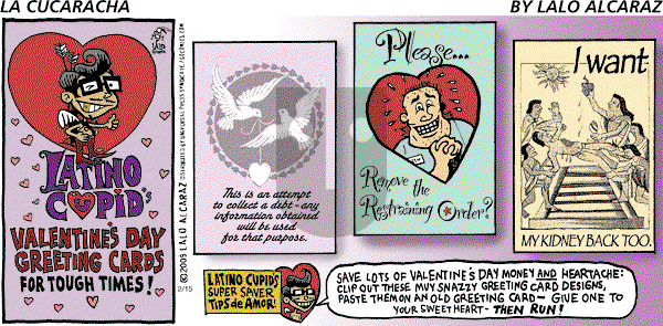 La Cucaracha on Sunday February 15, 2009 Comic Strip
