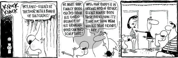 The Duplex on Monday November 3, 1997 Comic Strip