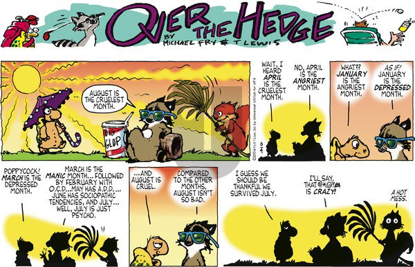 Over the Hedge on Sunday August 4, 2013 Comic Strip