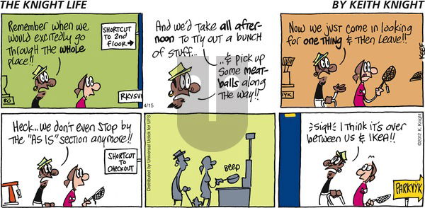 The Knight Life on Sunday April 15, 2012 Comic Strip