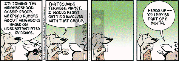 DeFlocked on Saturday April 19, 2025 Comic Strip