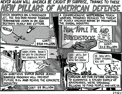 Ted Rall on Monday February 11, 2002 Comic Strip