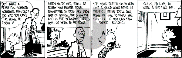Calvin and Hobbes - Thursday August 4, 1988 Comic Strip