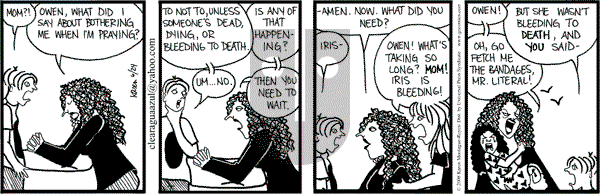 Clear Blue Water on Tuesday June 24, 2008 Comic Strip