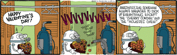 Monty on Monday February 14, 2011 Comic Strip