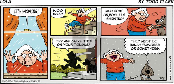 Lola on Sunday December 4, 2016 Comic Strip