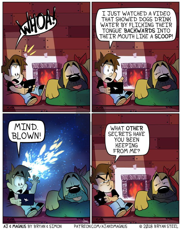 AJ and Magnus - Sunday May 6, 2018 Comic Strip