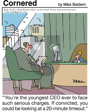 Cornered on Tuesday September 13, 2011 Comic Strip