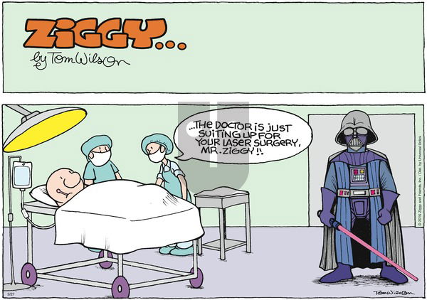 Ziggy on Sunday March 27, 2016 Comic Strip