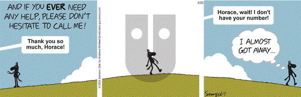 Dark Side of the Horse - Friday February 23, 2024 Comic Strip