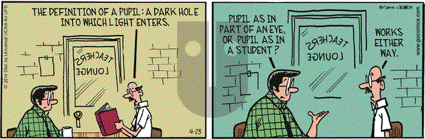 Grand Avenue on Wednesday April 23, 2014 Comic Strip