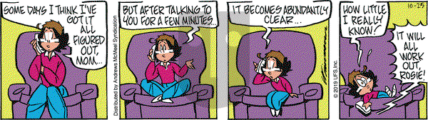 Rose is Rose on Friday October 25, 2019 Comic Strip