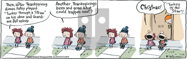 Cul de Sac on Friday November 28, 2014 Comic Strip