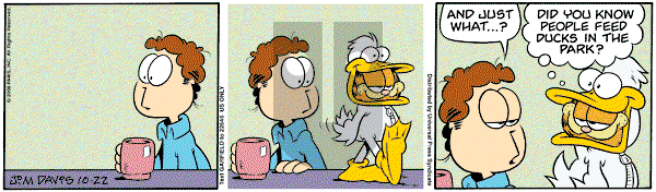 Garfield on Wednesday October 22, 2008 Comic Strip