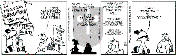 Over the Hedge on Monday December 28, 1998 Comic Strip