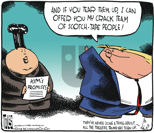 Tom Toles on Wednesday June 13, 2018 Comic Strip