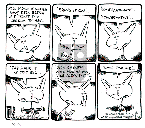 Tom Toles on Wednesday May 31, 2006 Comic Strip