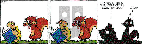 Over the Hedge on Saturday October 27, 2012 Comic Strip