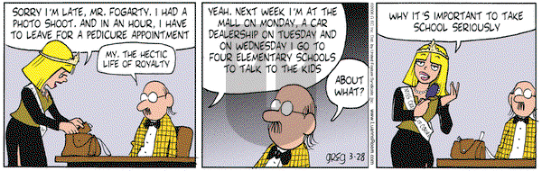 Luann on Tuesday March 28, 2006 Comic Strip