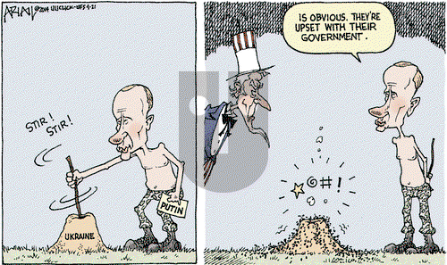 Robert Ariail on Monday April 21, 2014 Comic Strip