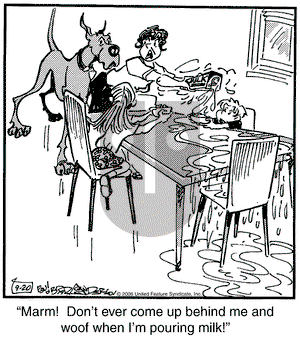 Marmaduke on Wednesday September 20, 2006 Comic Strip