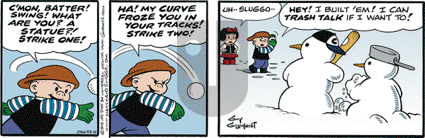 Nancy on Friday January 23, 2015 Comic Strip