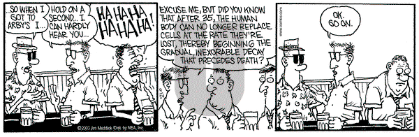 Monty on Wednesday September 24, 2003 Comic Strip