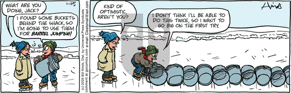 Cleats on Thursday January 15, 2009 Comic Strip