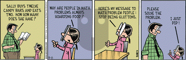 Grand Avenue on Wednesday November 8, 2017 Comic Strip