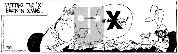 The Buckets on Saturday December 28, 1996 Comic Strip