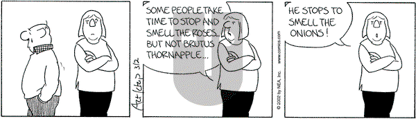 The Born Loser on Saturday March 2, 2002 Comic Strip